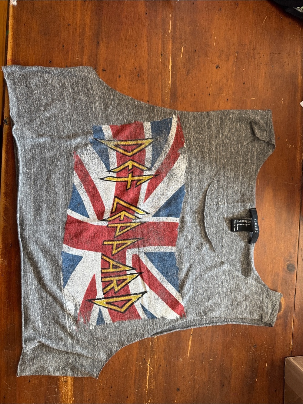 Def Leppard tank crop top